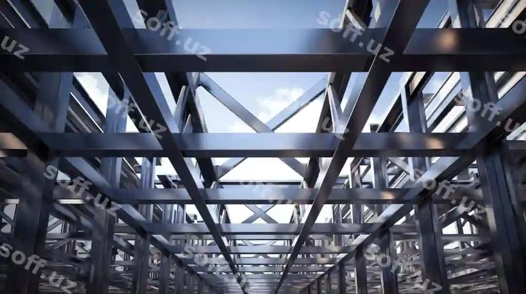 Foto temir ramka qurilishi | Photo steel framework building