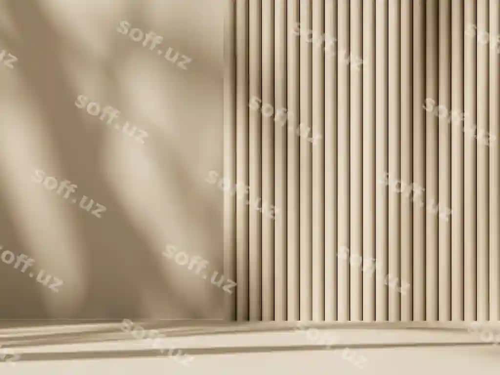 Beeslot bitkiy orqa fon soya devor bilan | Unobtrusive botanical background with shadow wall