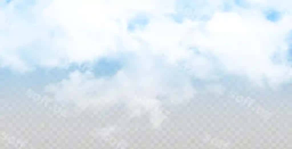 Bulutli moviy osmon izolyatsiya qilingan shaffof fon | Cloudy blue sky isolated transparent background