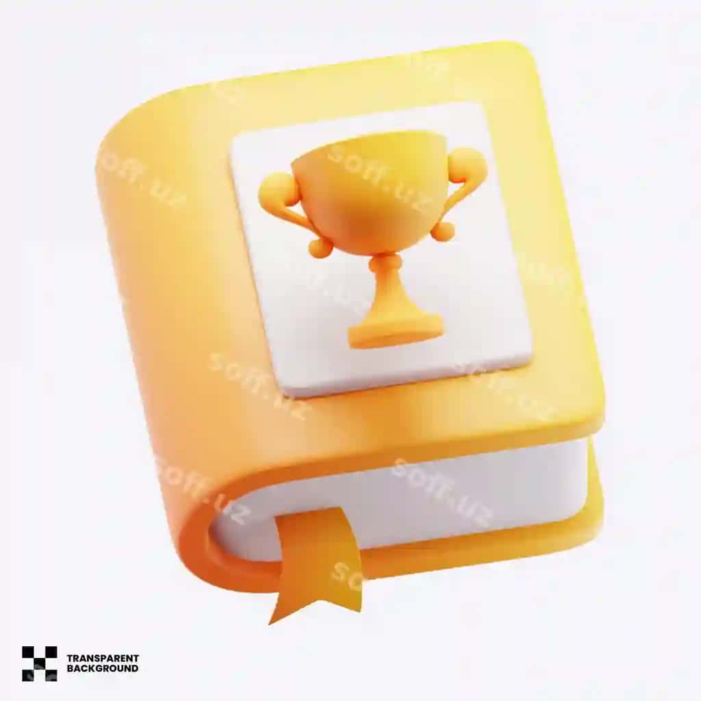 Chempionlar kitobining 3D illyustratsiyasi | Champions book 3d illustration
