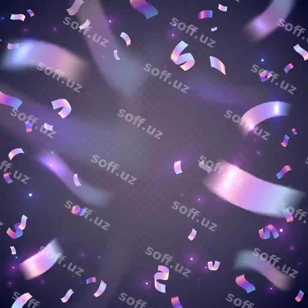 Golografik konfetti bayramiy neon parchalari Tug'ilgan kun Yangi yil to'yga | Holographic confetti festive neon sparkles birthday new year party