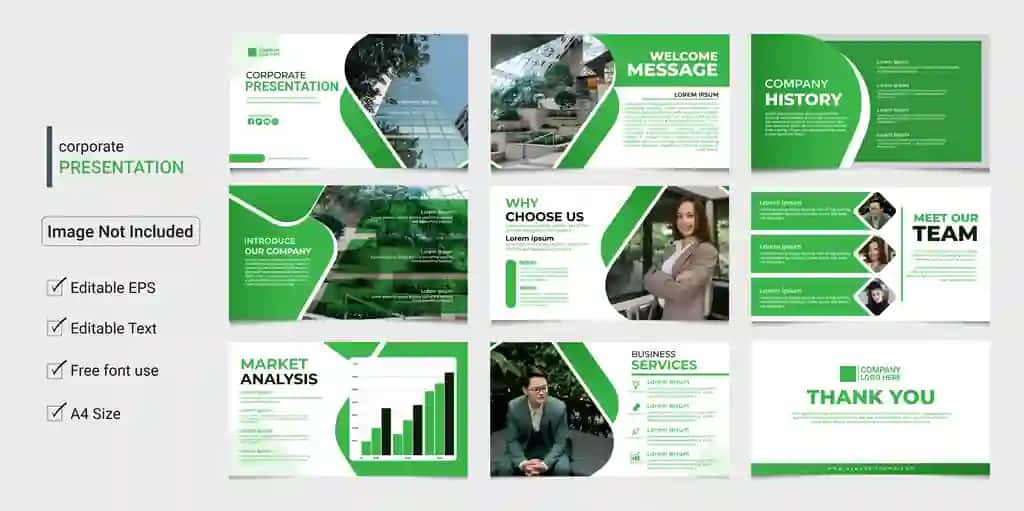 Biznes taqdimot shablon dizayni | Business presentation template design