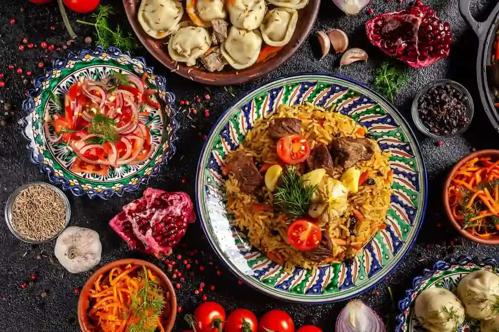 Go'shtli milliy o'zbek palovi | National uzbek pilaf with meat