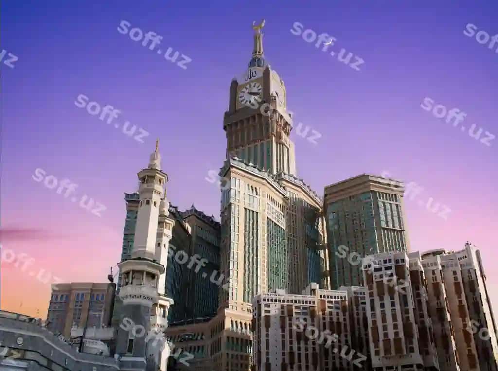 Makkah Qirollik soat minorasi Makkah Saudiya Arabistoni | Royal clock tower makkah makkah saudi arabia