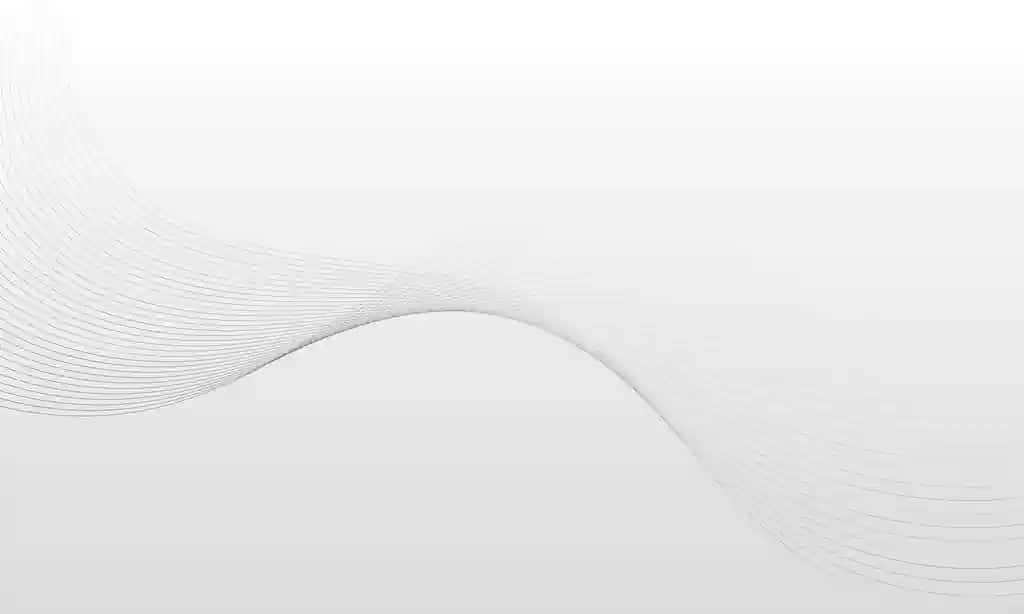 Dinamik to'lqin chizig'i naqshli oq biznes mavhum fon | White business abstract background with dynamic wave line pattern
