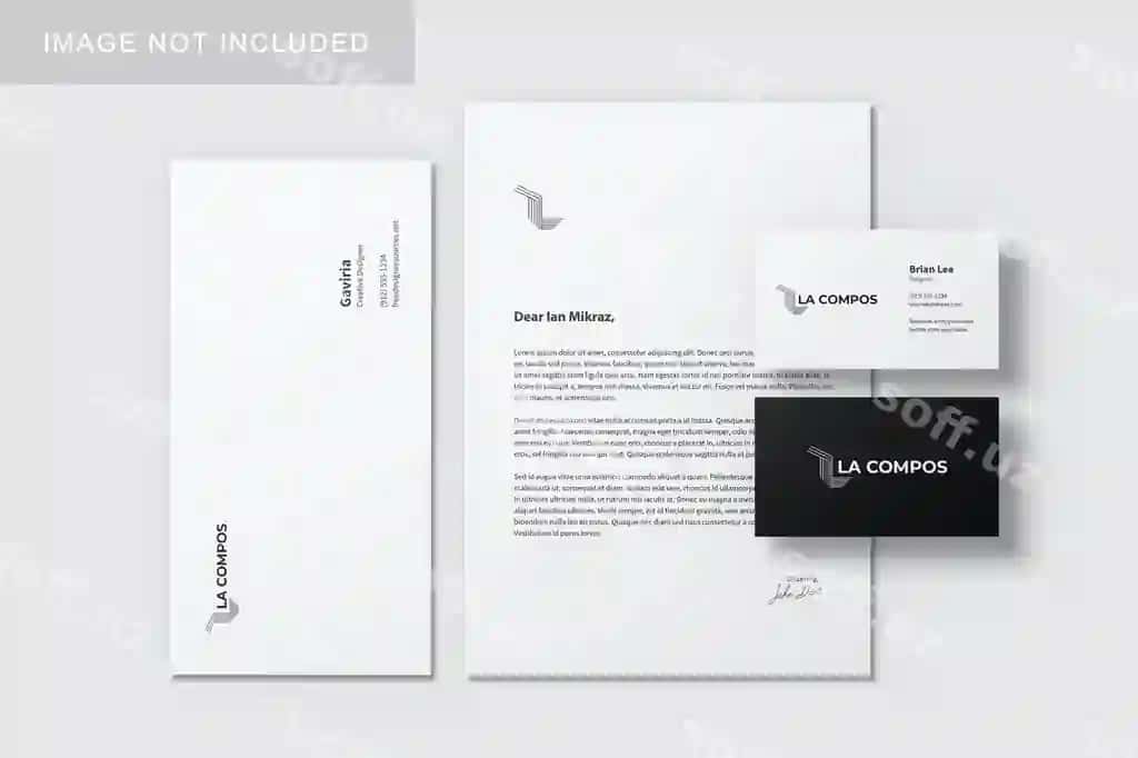 Qozoncha namunasi | Stationery mockup