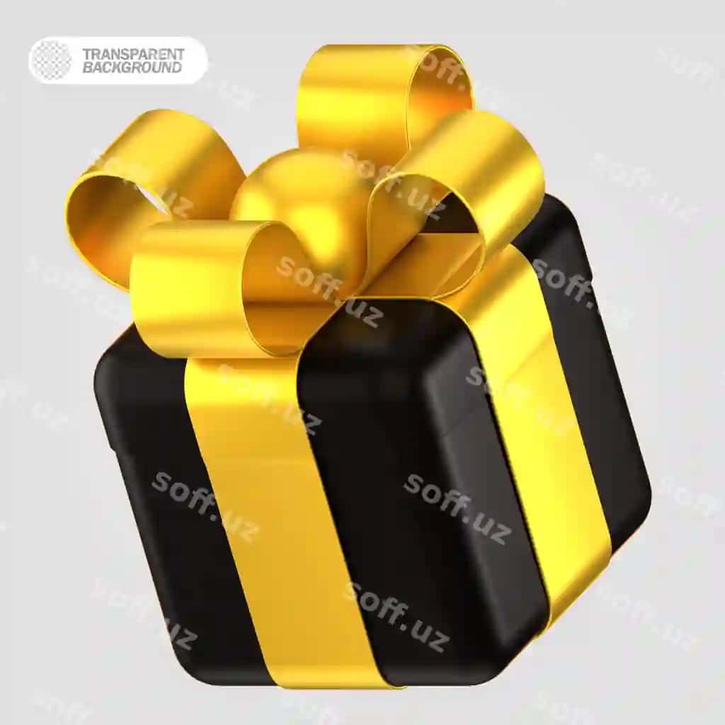 3D rendering yangi yil sovg'a qutisi oddiy model | 3d rendering new years gift box simple model
