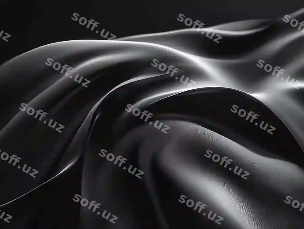 To'g'ri qora satin matosiy tekstura | Smooth black satin fabric texture