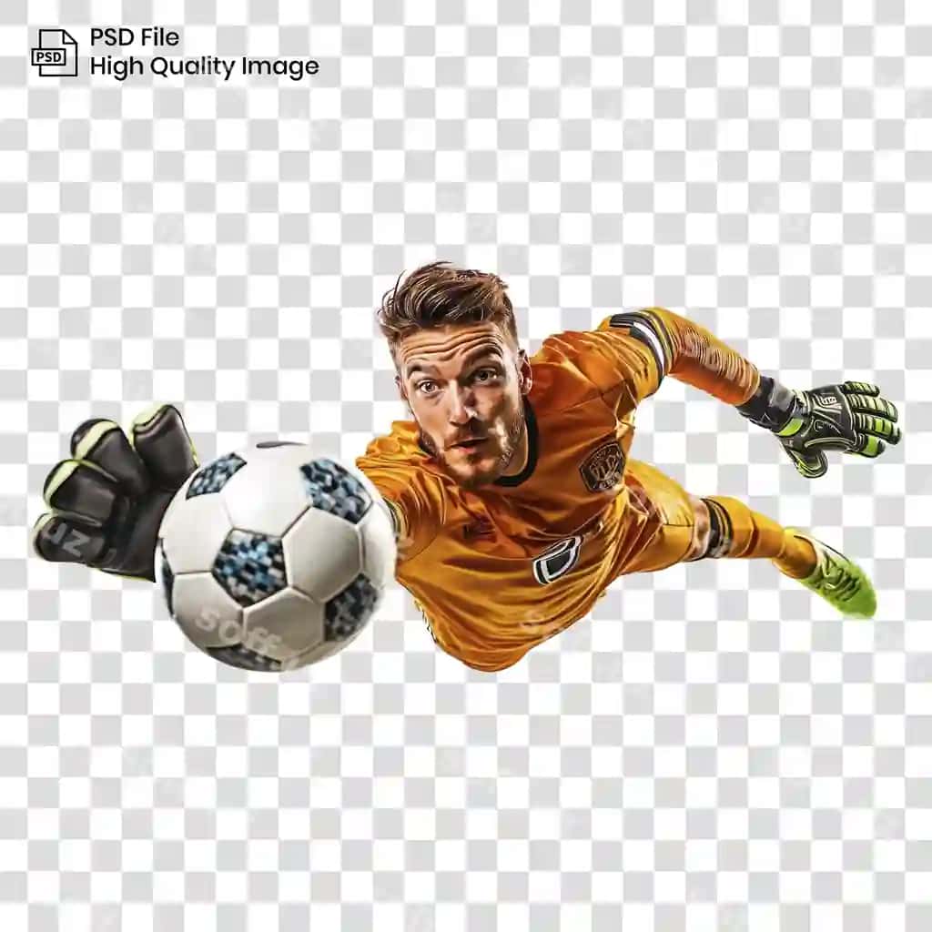 Png darvozabon havo to'pi futbol sporti | Png goalkeeper midair ball soccer sports