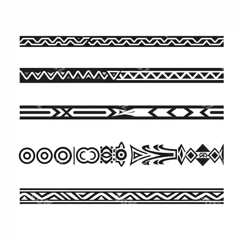 Qora sahifa ajratgichlari elementlari oq fonda | Black page dividers elements white background