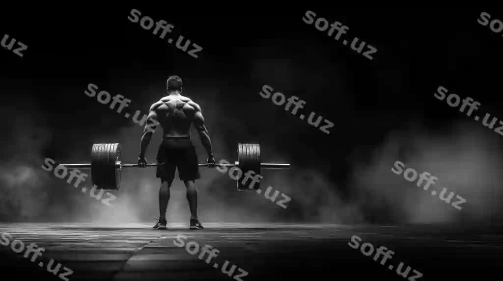 Og'ir vaznni ko'tarishga tayyorlanayotgan kuchli bodibilder | Powerful bodybuilder preparing lift heavy weight