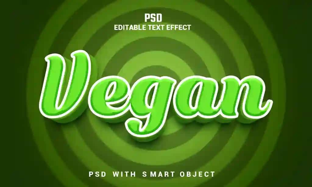 Yashil oq fonda vegan it so'zi | Green white background with word vegan it