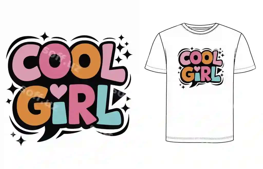 Qizlarcha T-shirt dizayni | Girly t shirt design