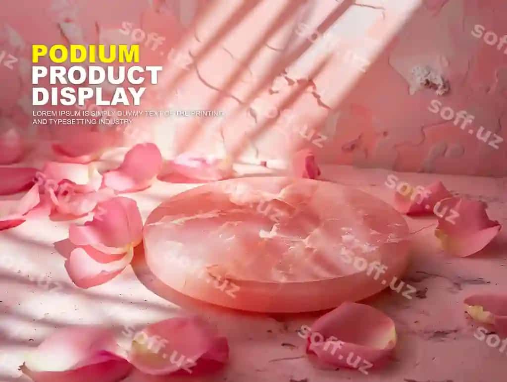 Sahna podium sahna ko'rsatish namuna mahsulot taqdimot podium mahsulot | Scene podium stage display mockup product presentation podium product