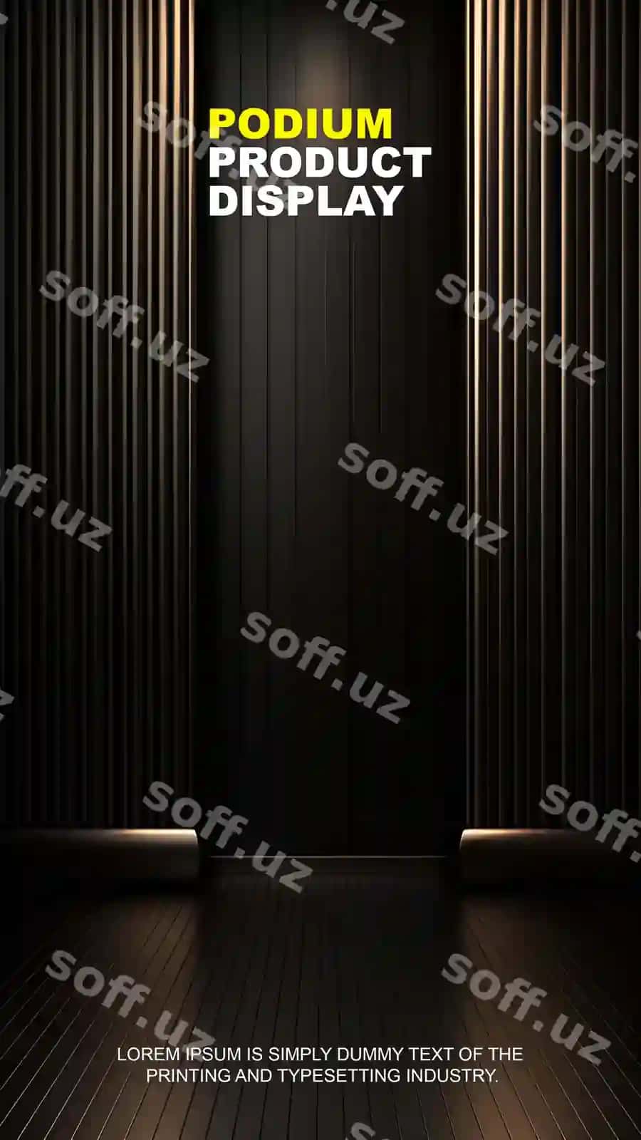 Elegant hashamatli hikoya podium sahnasi mahsulot namoyish maket shou mahsulot | Elegant luxury story podium stage product display mockup show product