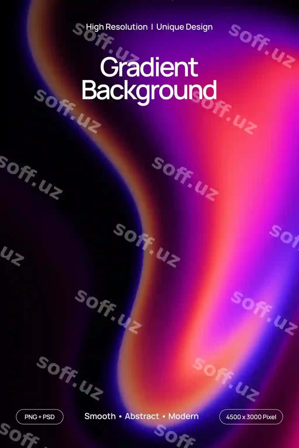Abstrakt gradient oqim orqa fon | Abstract gradient flow background