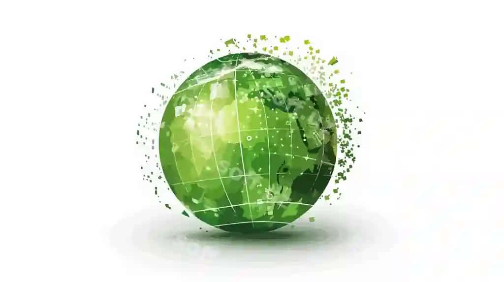 Hayotlı globalizatsiya tushunchasi dunyo haqida rasmi | Vibrant globalization concept globe image