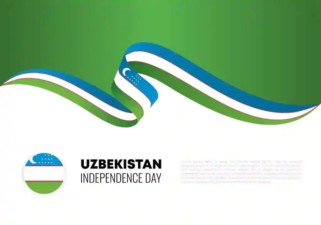 O'zbekiston Mustaqillik kuni fonida sentyabr milliy bayrami | Uzbekistan independence day background national celebration september