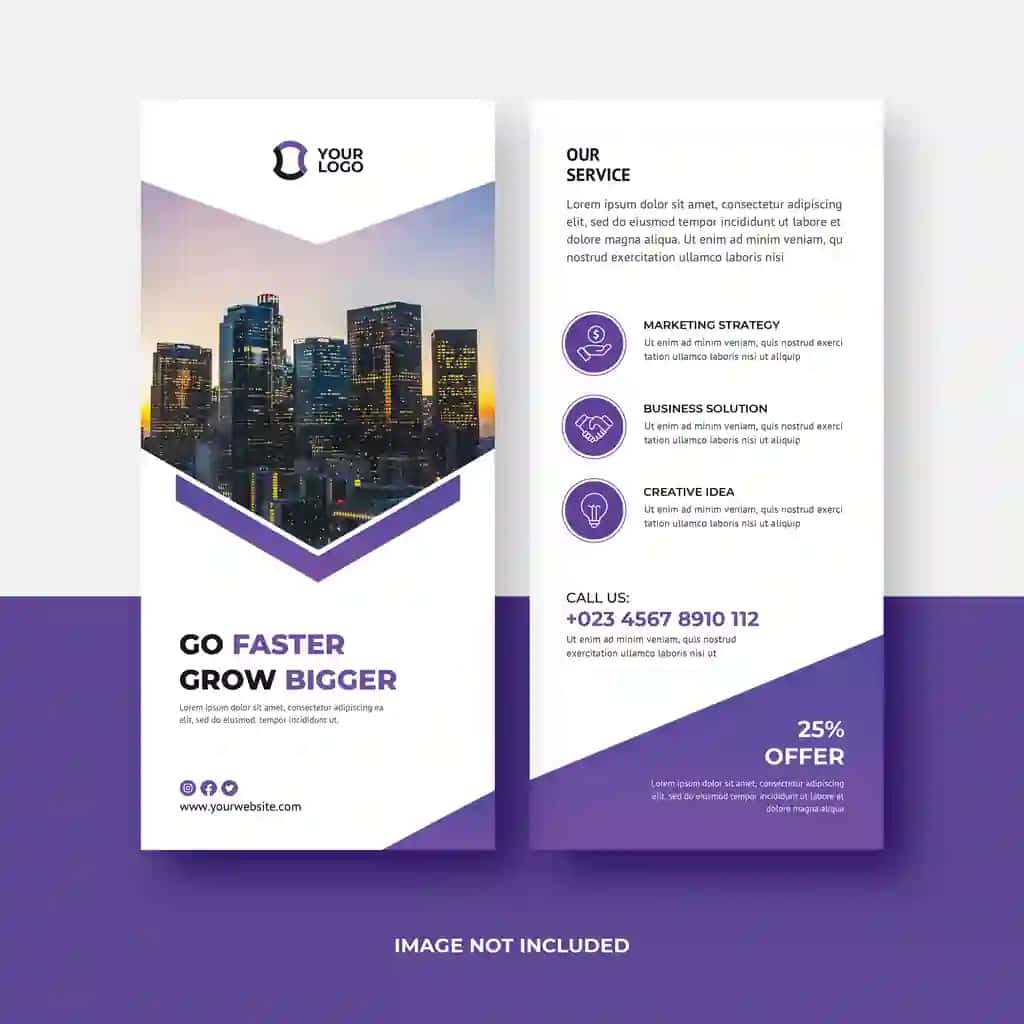 Biznes dl varaqasi shablon dizayni | Business dl flyer template design