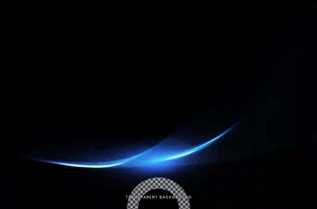 Yorqin yorqin ko'k aylanma shaffof fon | Glowing light bright blue swirl transparent background