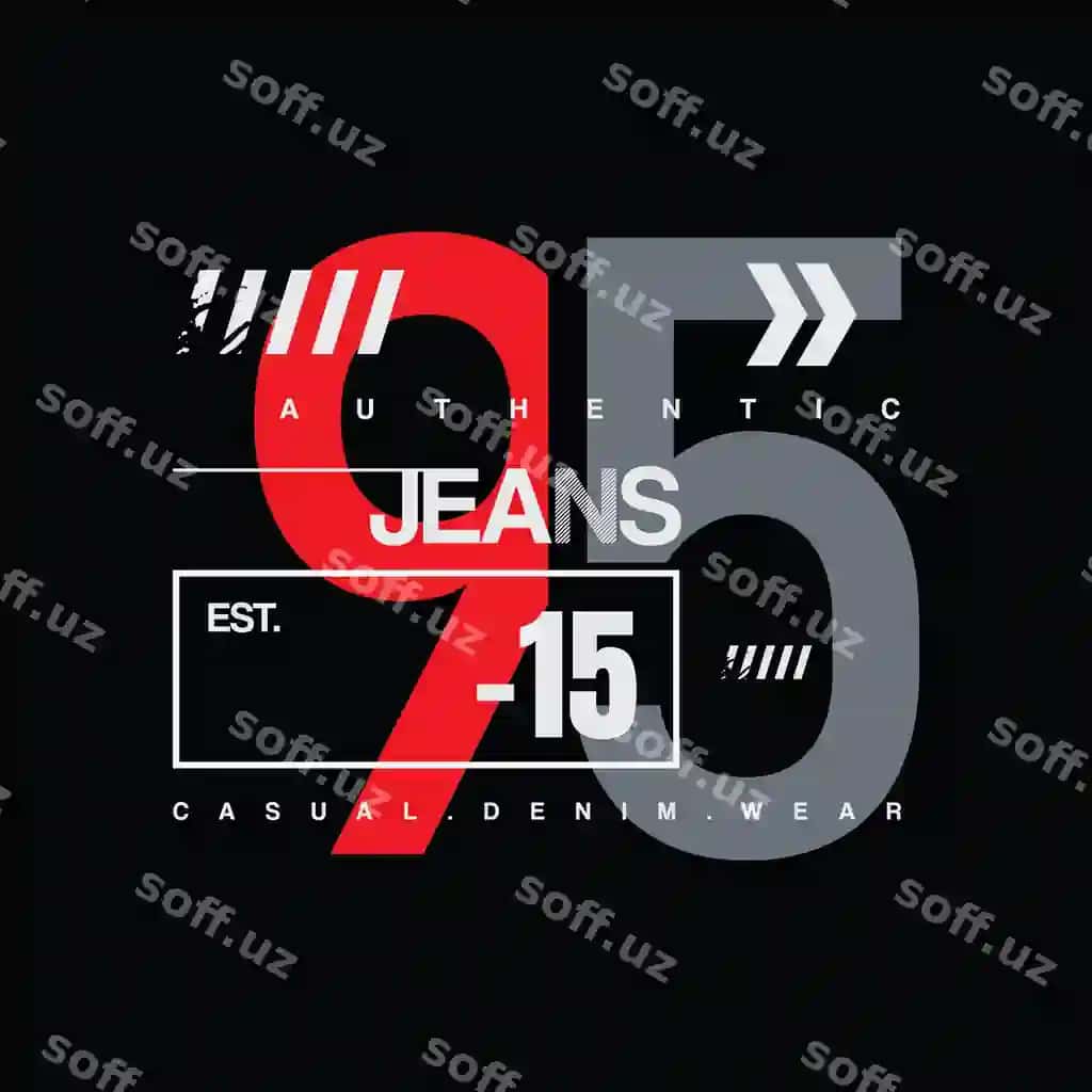 Jeans grafik futbolka kiyim dizayni | Jeans graphic tshirt apparel design