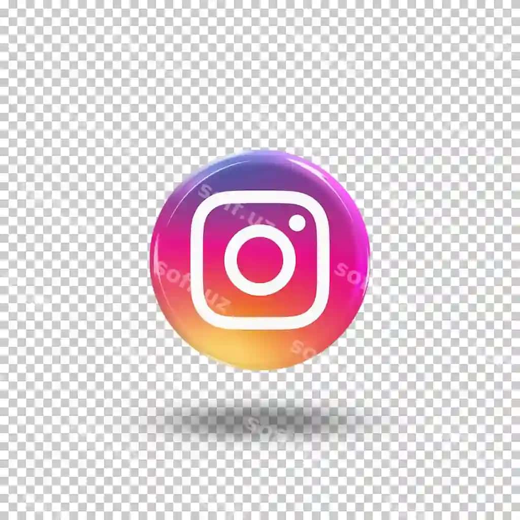 3d instagram belgisi psd | 3d instagram icon psd
