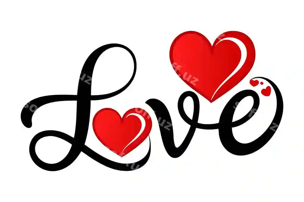 Yurakdagi muhabbat bilan Sevishganlar kuni bilan tabriklayman | Happy valentine day with heart love