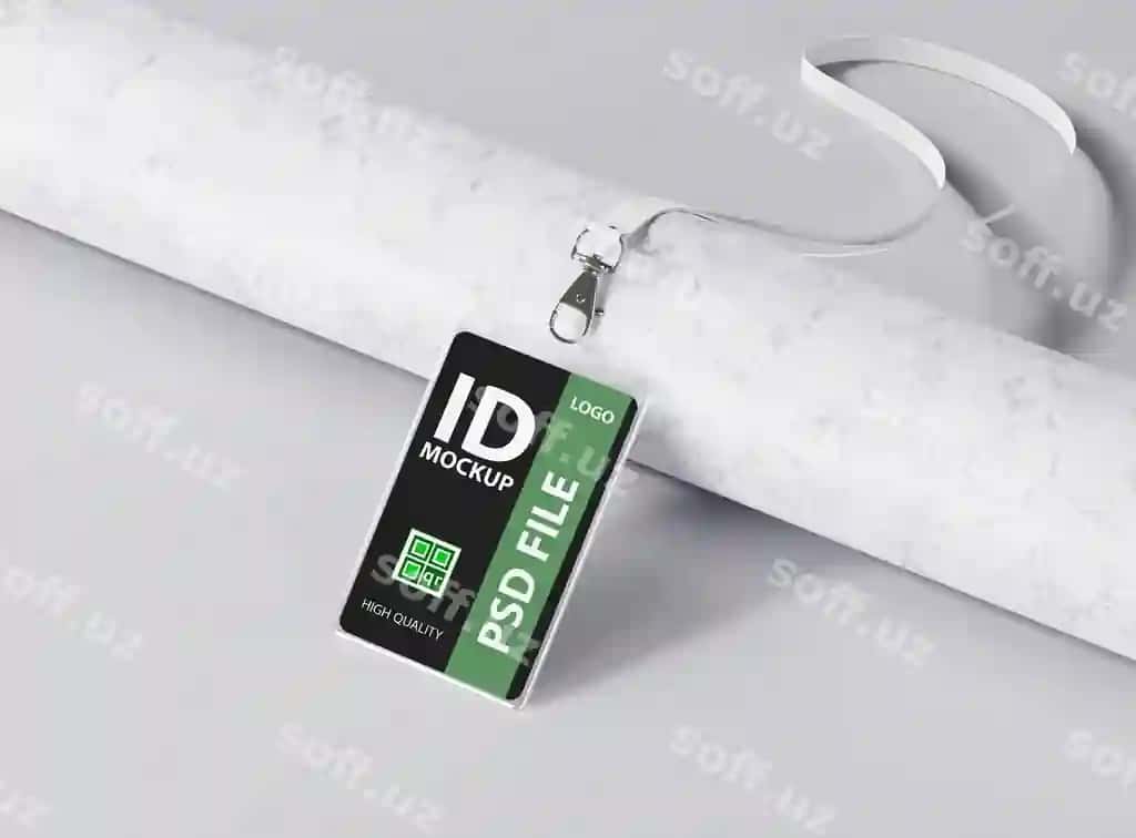 Biznes ID karta mockup | Business id card mockup