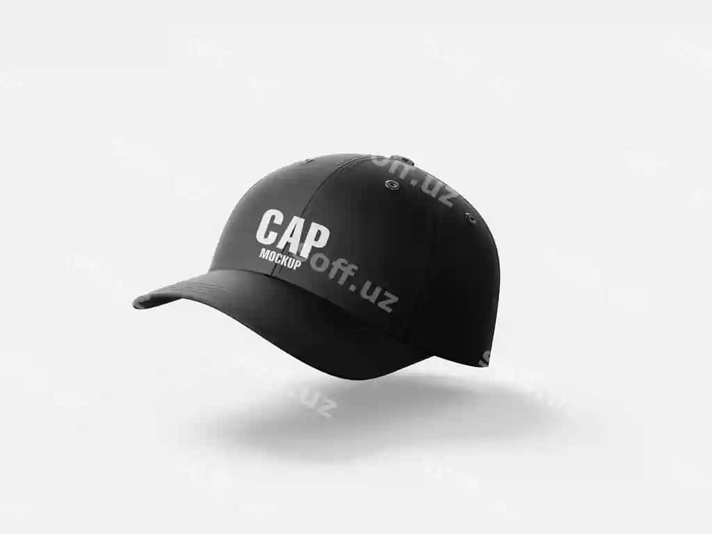 Qora kap oq kap bilan, hat so'zi yozilgan | Black cap with white cap that says hat