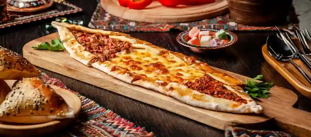 Turli xil nachinkali turk pitsa pitasi | Turkish pizza pita with different stuffing