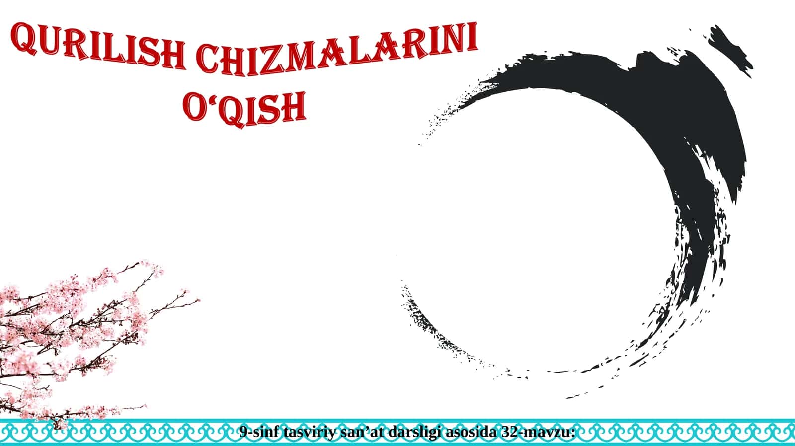 32-mavzu: Qurilish chizmalarini oโqishni boshlashdan oldin bino elementlari haqida maโlumotga ega boโlish zarur