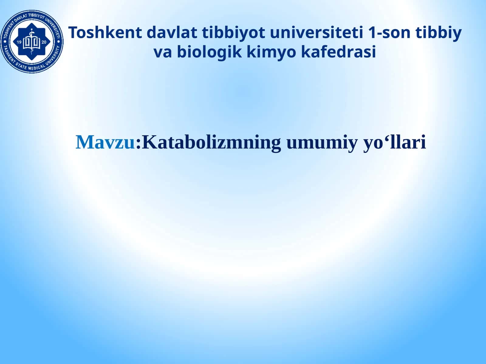 Katabolizm yoʻllari