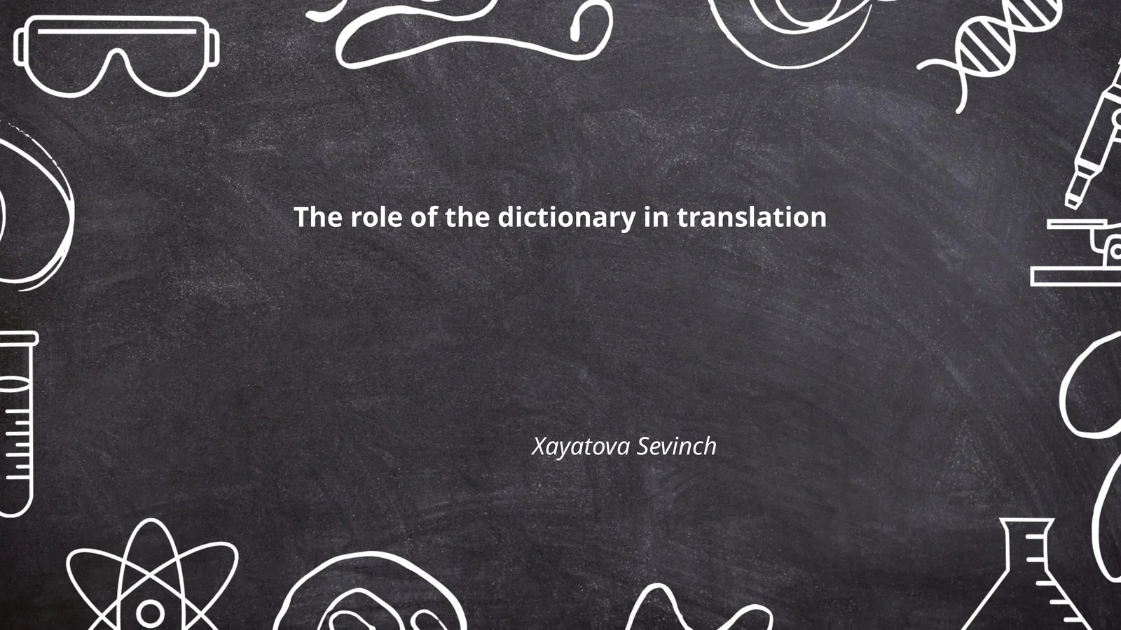 The role of the dictionary in translation