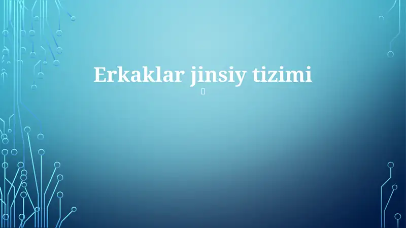 Erkaklar jinsiy tizimi