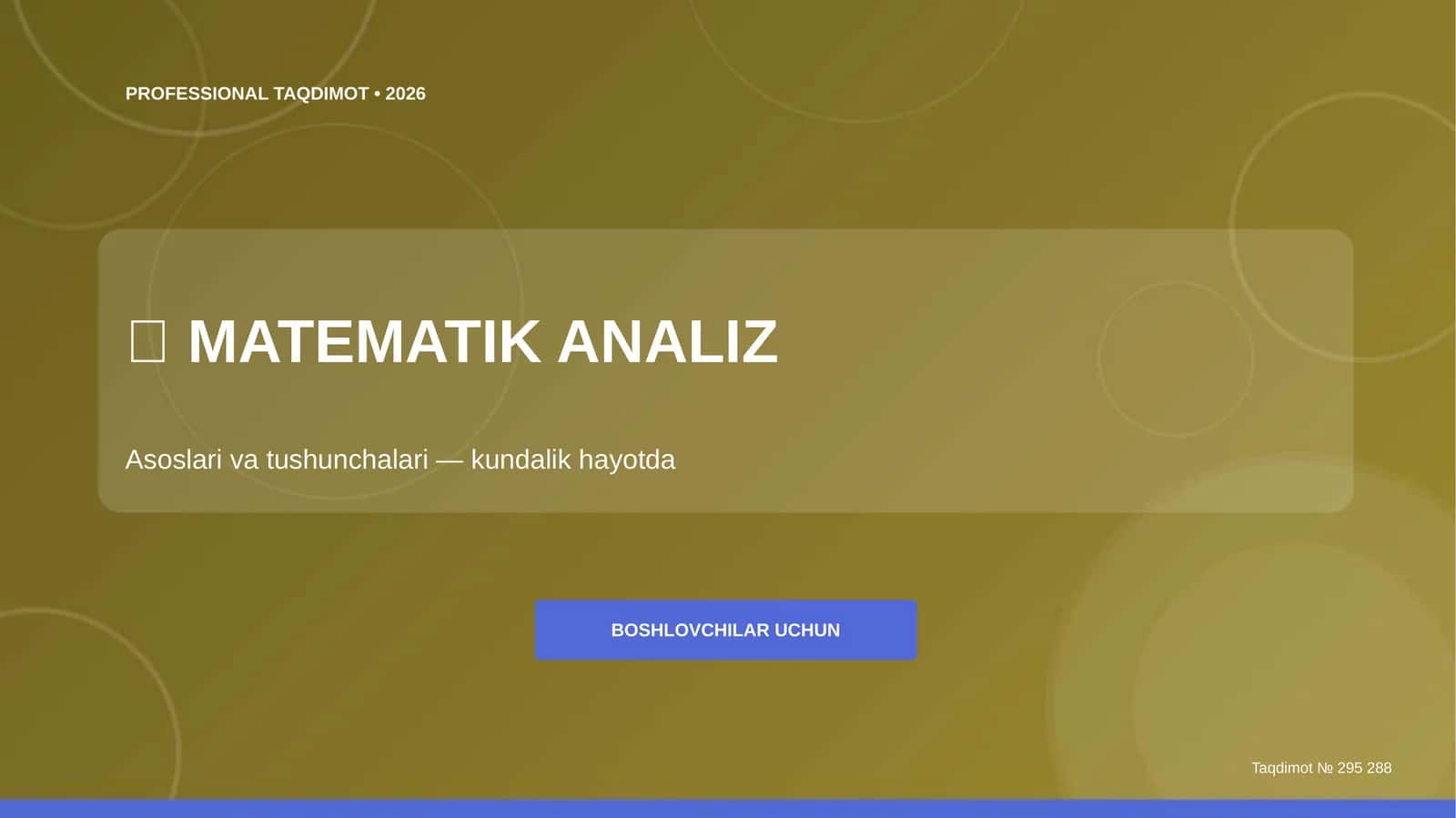 Matematik Analiz
