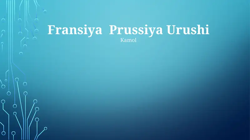 Fransiya Prussiya Urushi