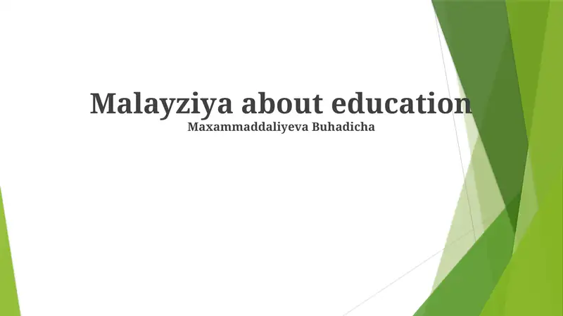 Future of Education in Malaysia