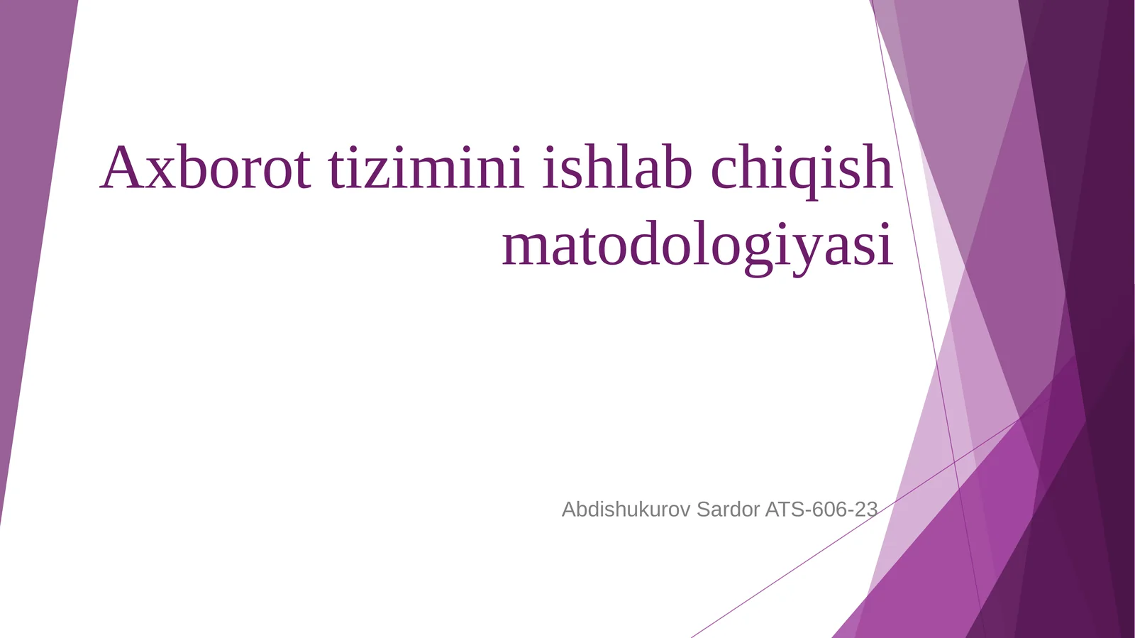 Bank Hisob Tizimi Nima?