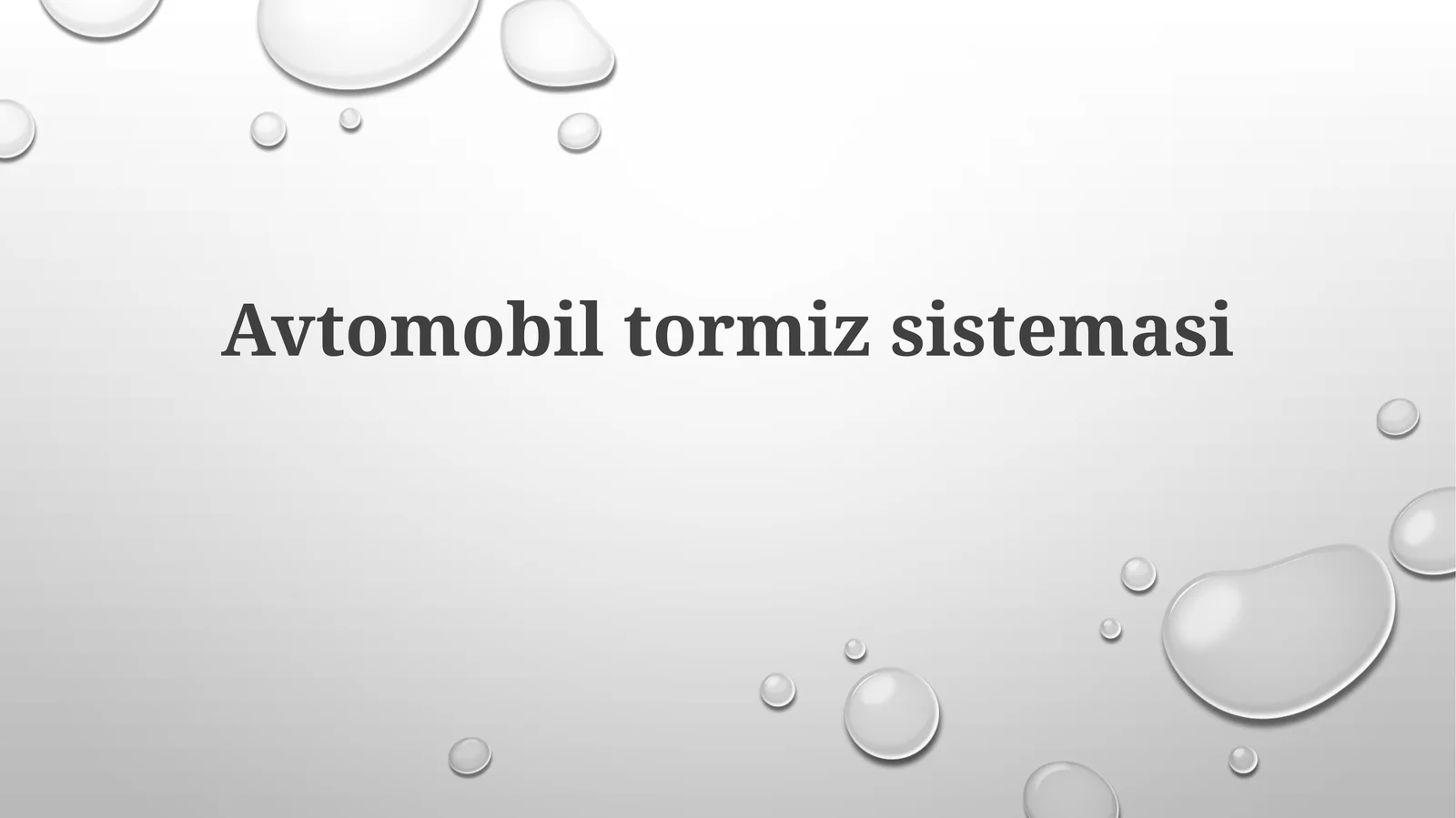 Avtomobiltormizsistemasi