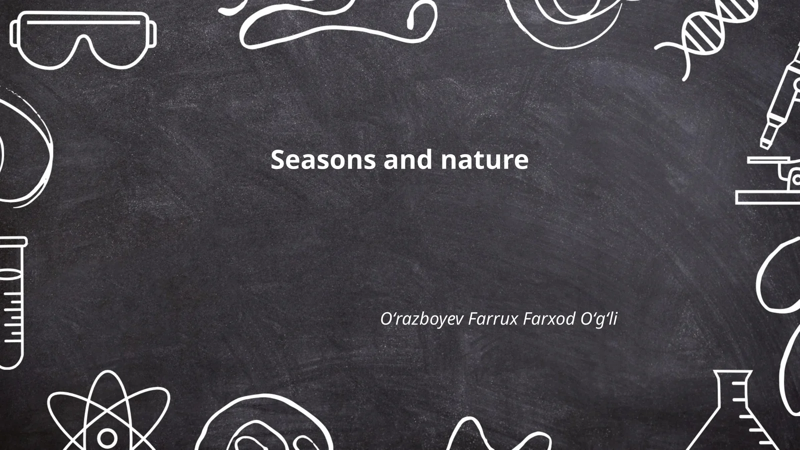 Seasons and nature