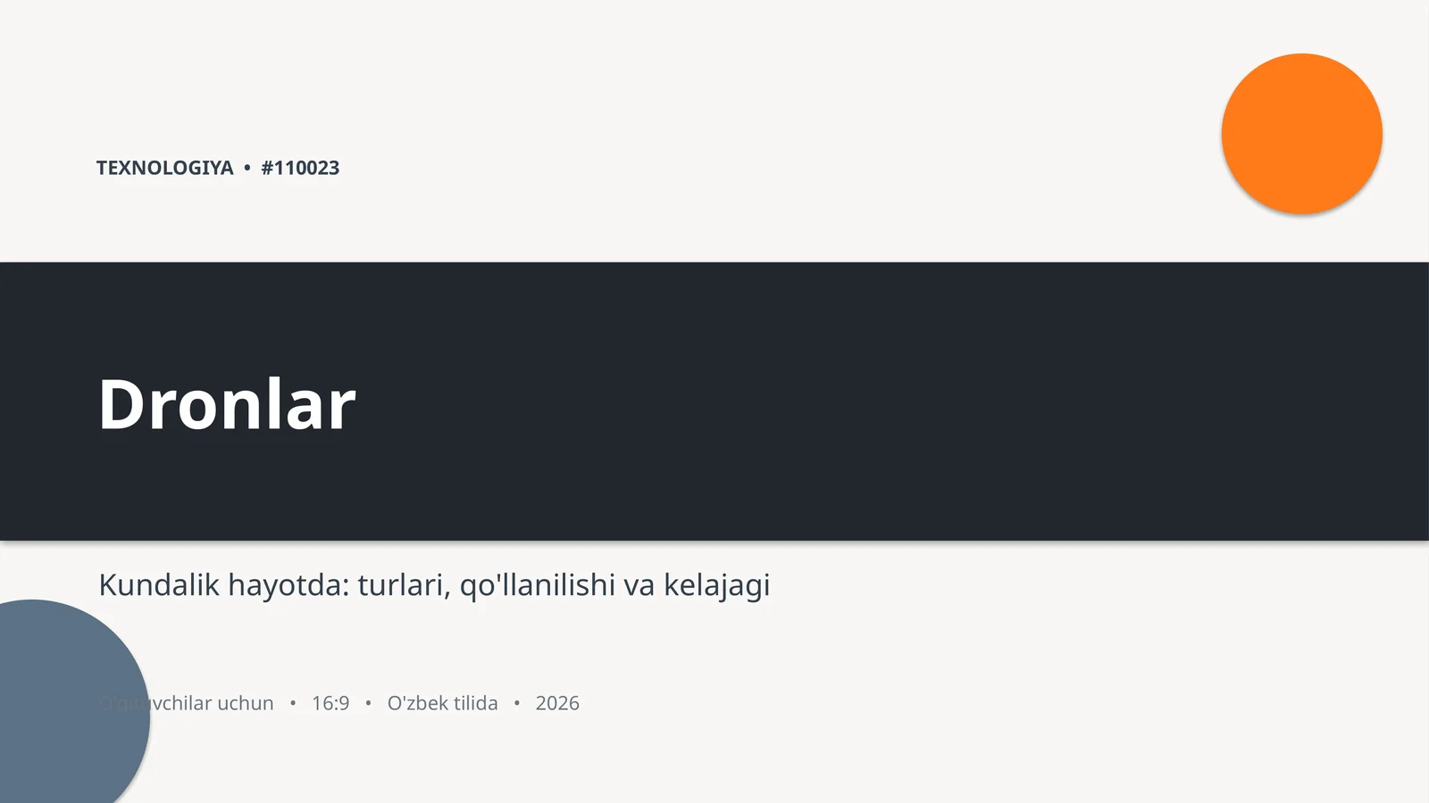 Dronlar