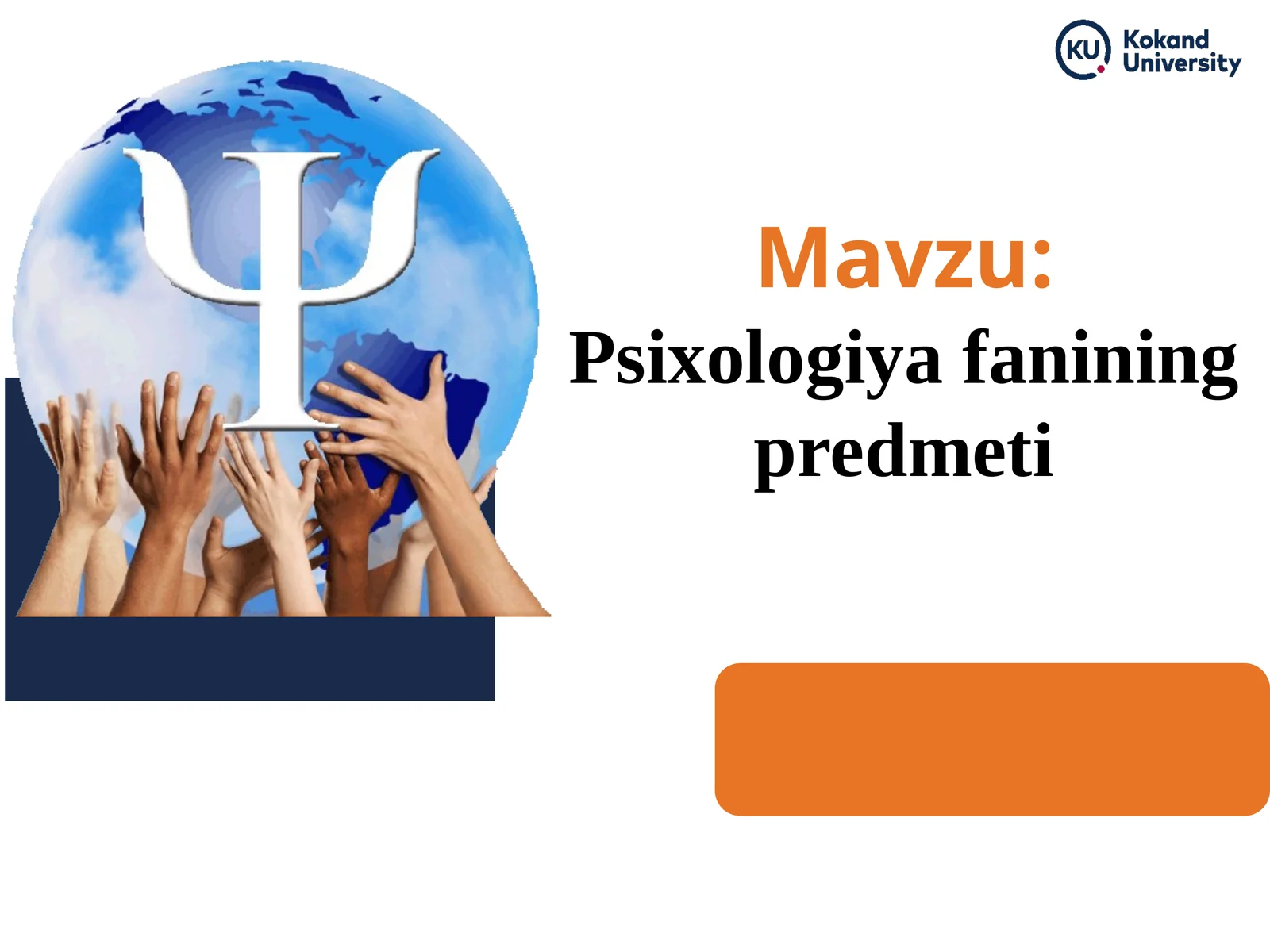 Psixologiya fanining predmeti