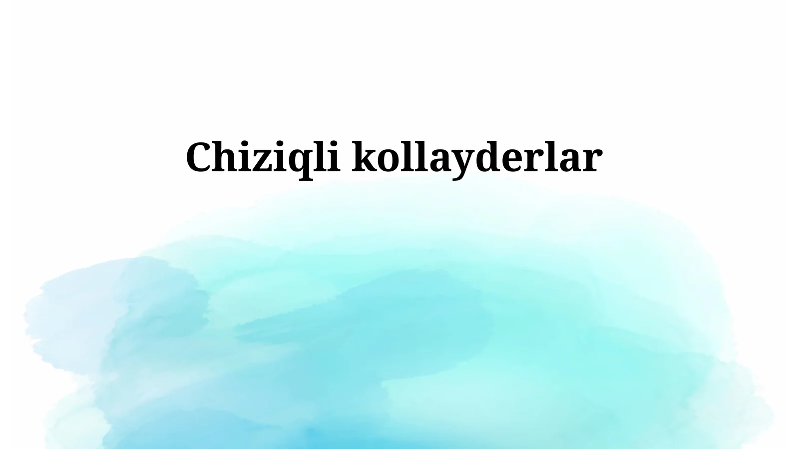 Chiziqli kollayderlar