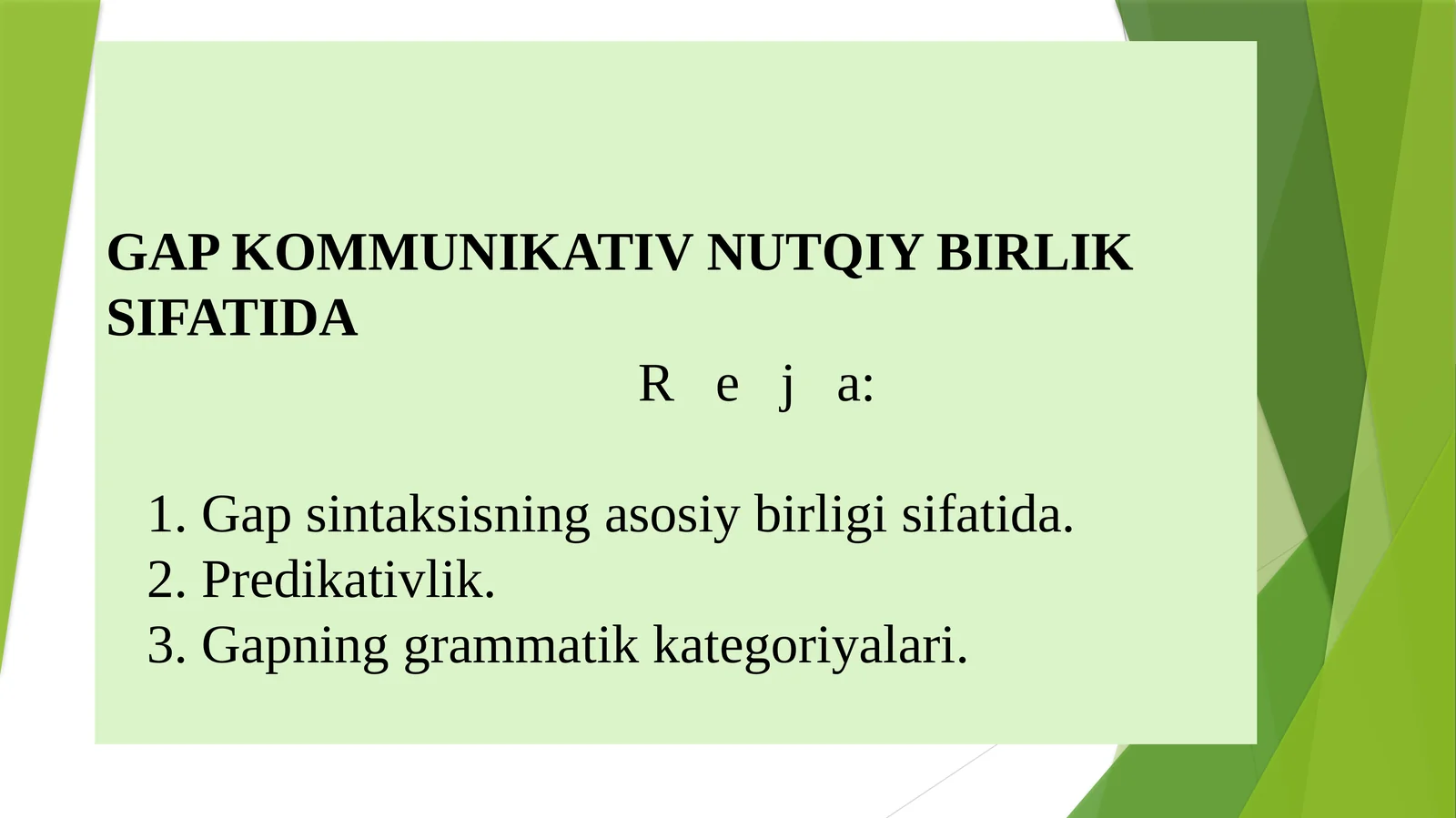 GAP KOMMUNIKATIV NUTQIY BIRLIK SIFATIDAR