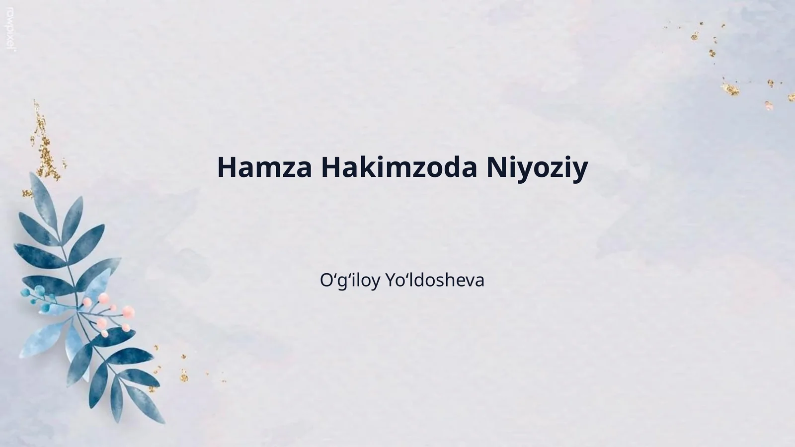 Hamza Hakimzoda Niyoziy