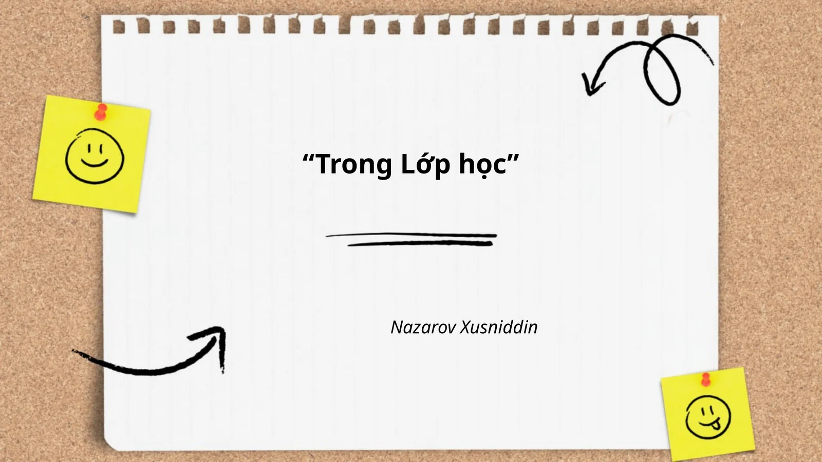 Trong Lớp học