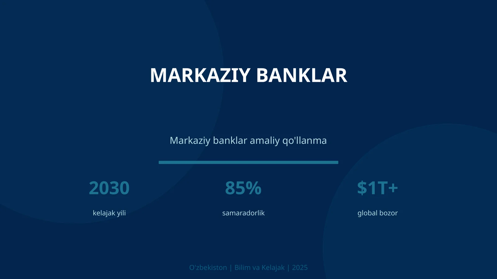 Markaziy banklar amaliy qo'llanma