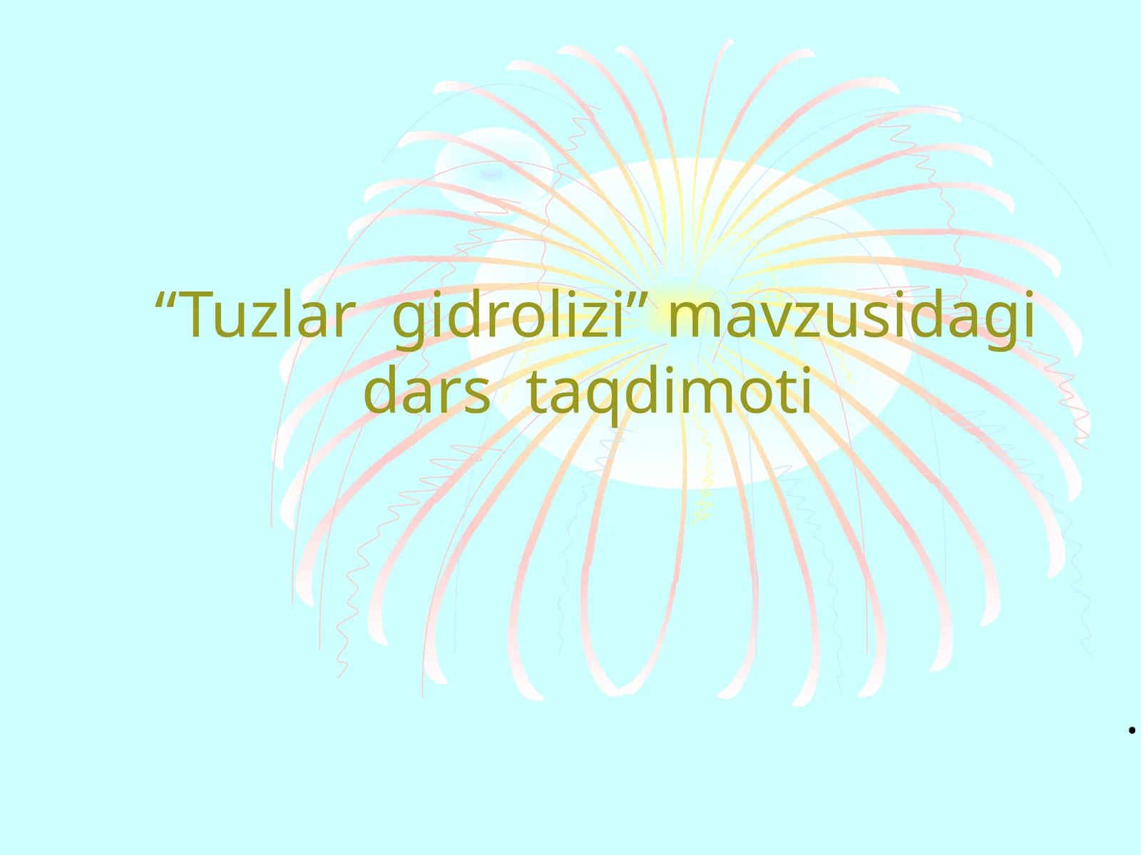 Tuzlar gidrolizi