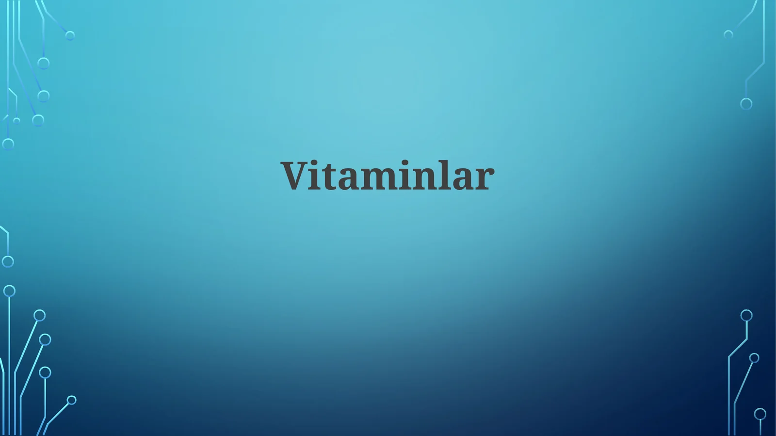 Vitaminlar
