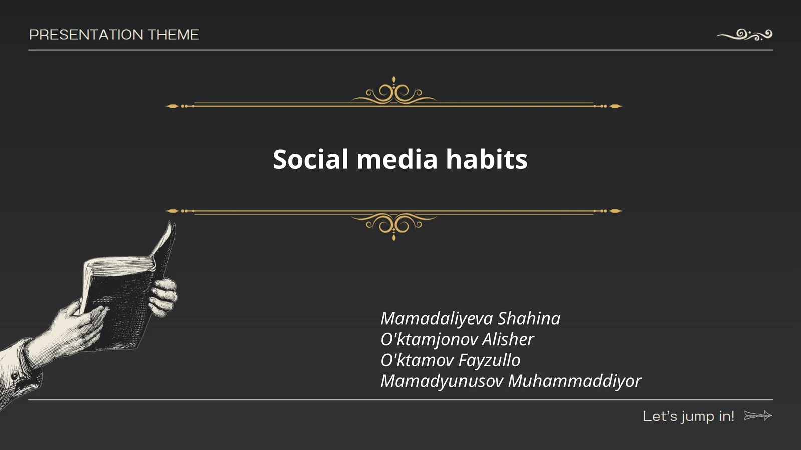 Social media habits